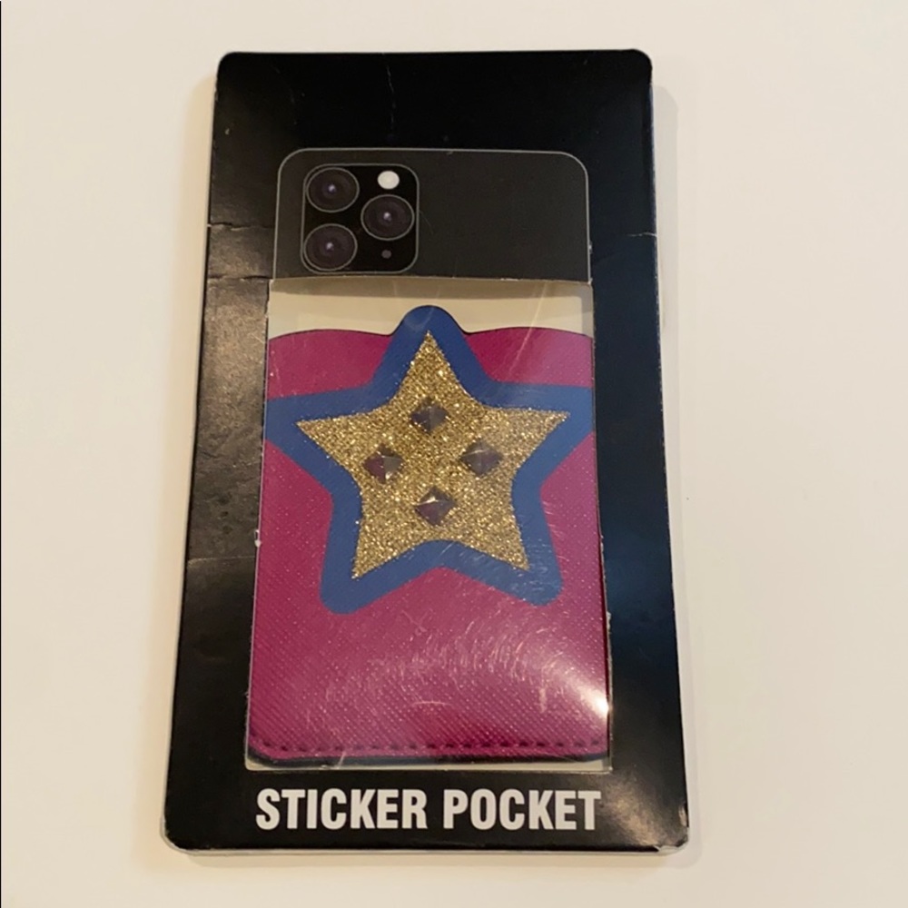 Sticker phone wallet.